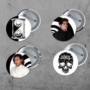 Unus Annus Youtube 1.5 inch Pinback Buttons 4 pack Markiplier Ethan Nestor